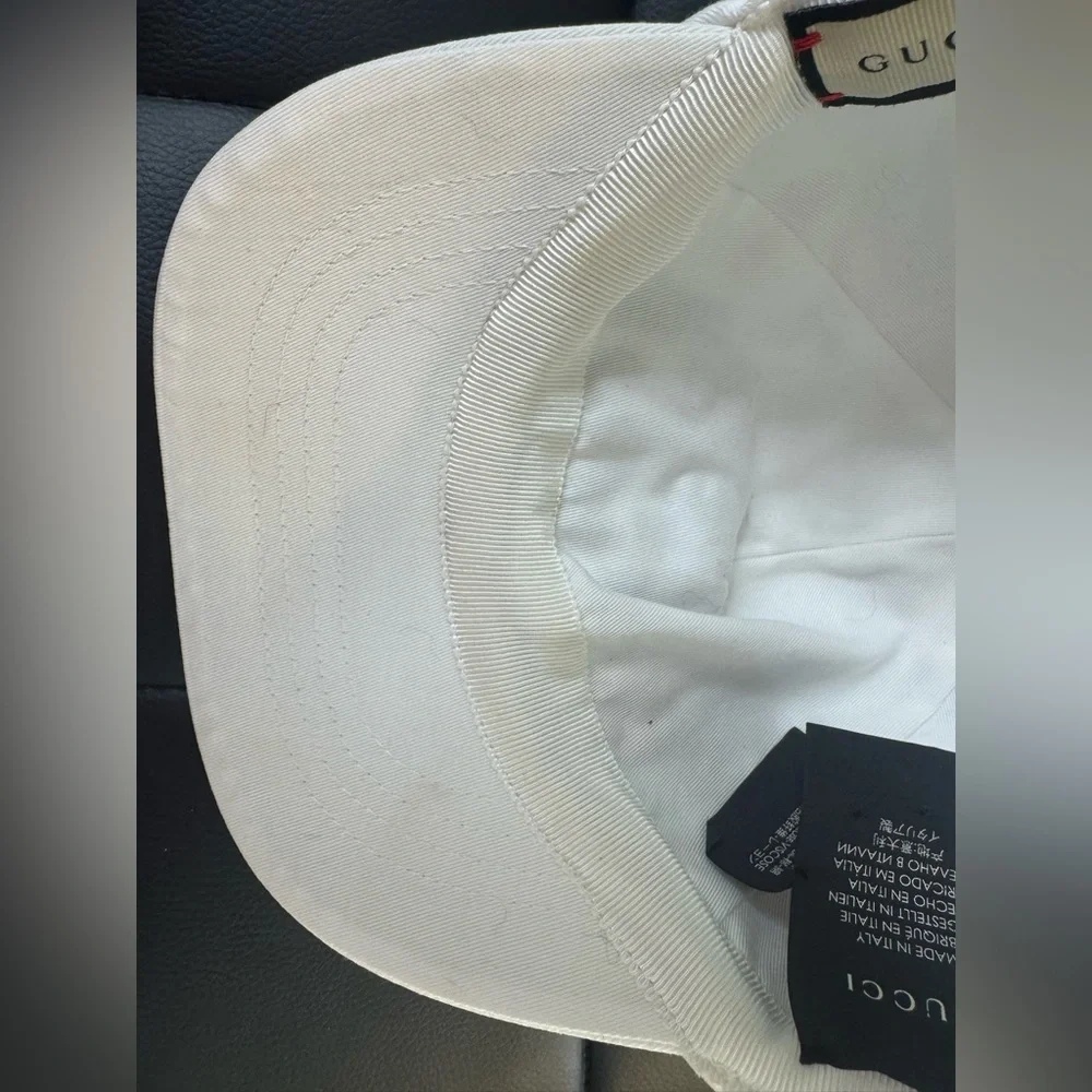 Gucci Campaign Hat Cap - White - Picture 7 of 8